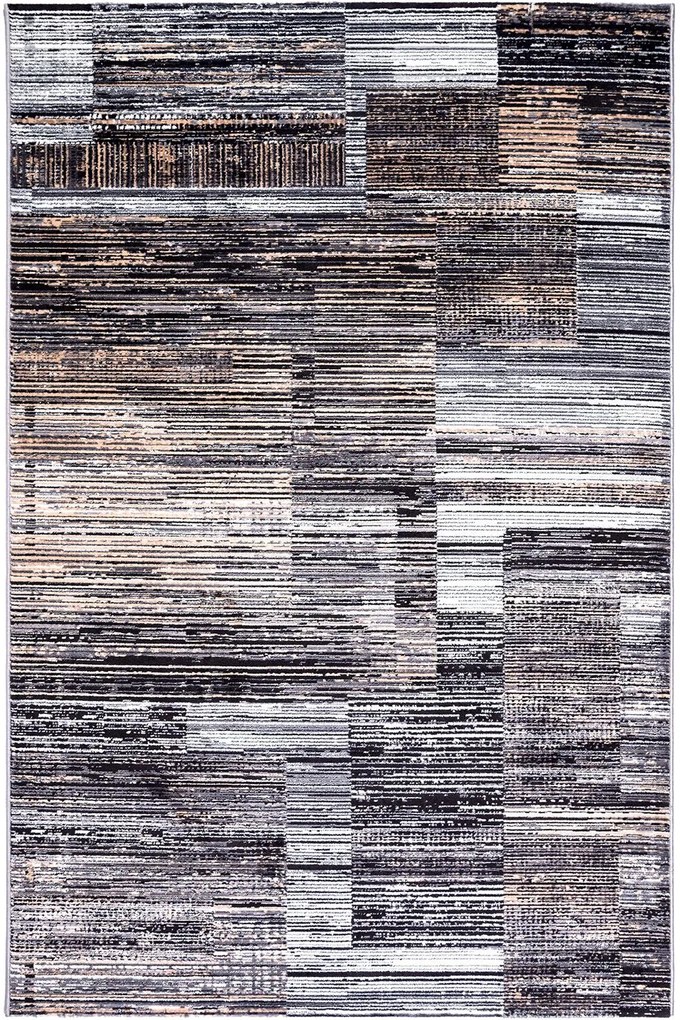 Χαλί Fanci G498D Black-Multi Βιοκαρπέτ 200X290cm