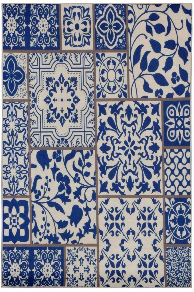 Χαλί Briar 530HFT1250 Blue-White Conceptum Hypnose 80X150cm