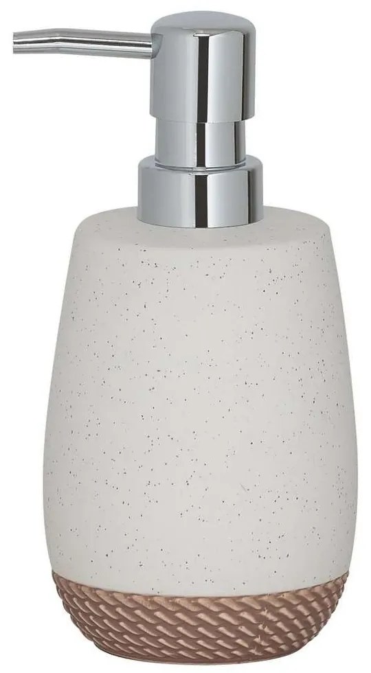 Δοχείο Κρεμοσάπουνου Braid 400ml Sand Sealskin Porcelain