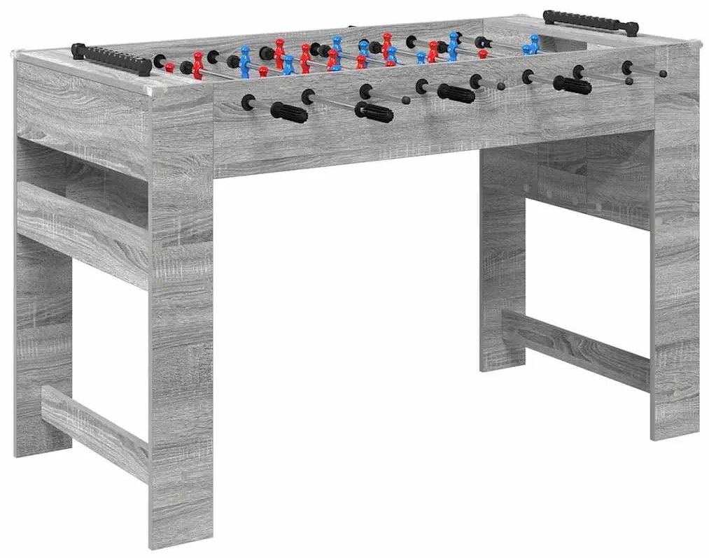 vidaXL Τραπέζι Φουτμπολ Γκρίζο Σονομα 125 x 60,5 x 80 εκ.