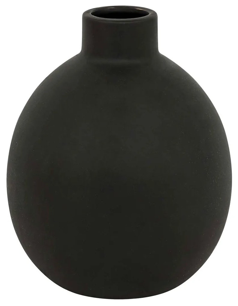 Διακοσμητικό Βάζο (Φ14.5x18) A-S Rily Black 204294A