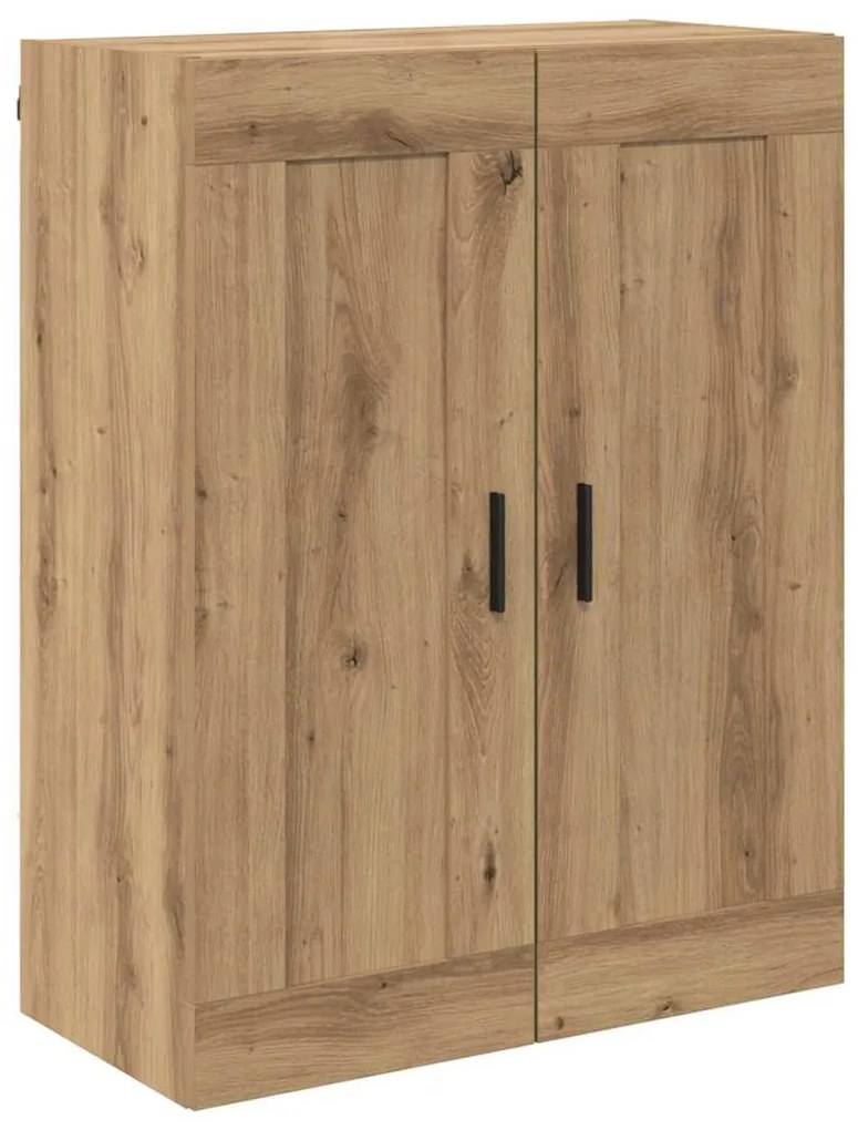 vidaXL Highboard με συρτάρι 2 pcs Artisan Oak Σύνθετο Ξύλο και Γυαλί