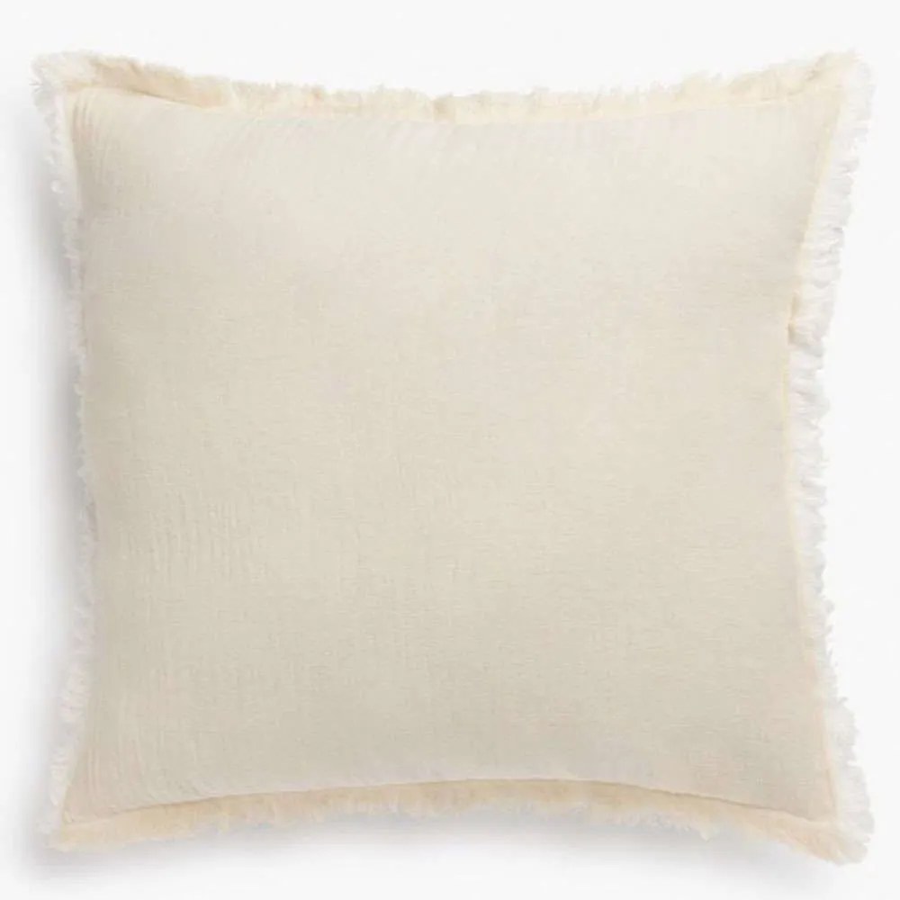 Μαξιλαροθήκη Διακοσμητική Layer CALAYER45CRU Ecru Calma House 45X45 100% Cotton