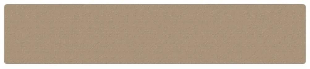 Χαλί Διάδρομος Εμφάνιση Σιζάλ Χρώμα Άμμου 80 x 400 εκ. - Καφέ