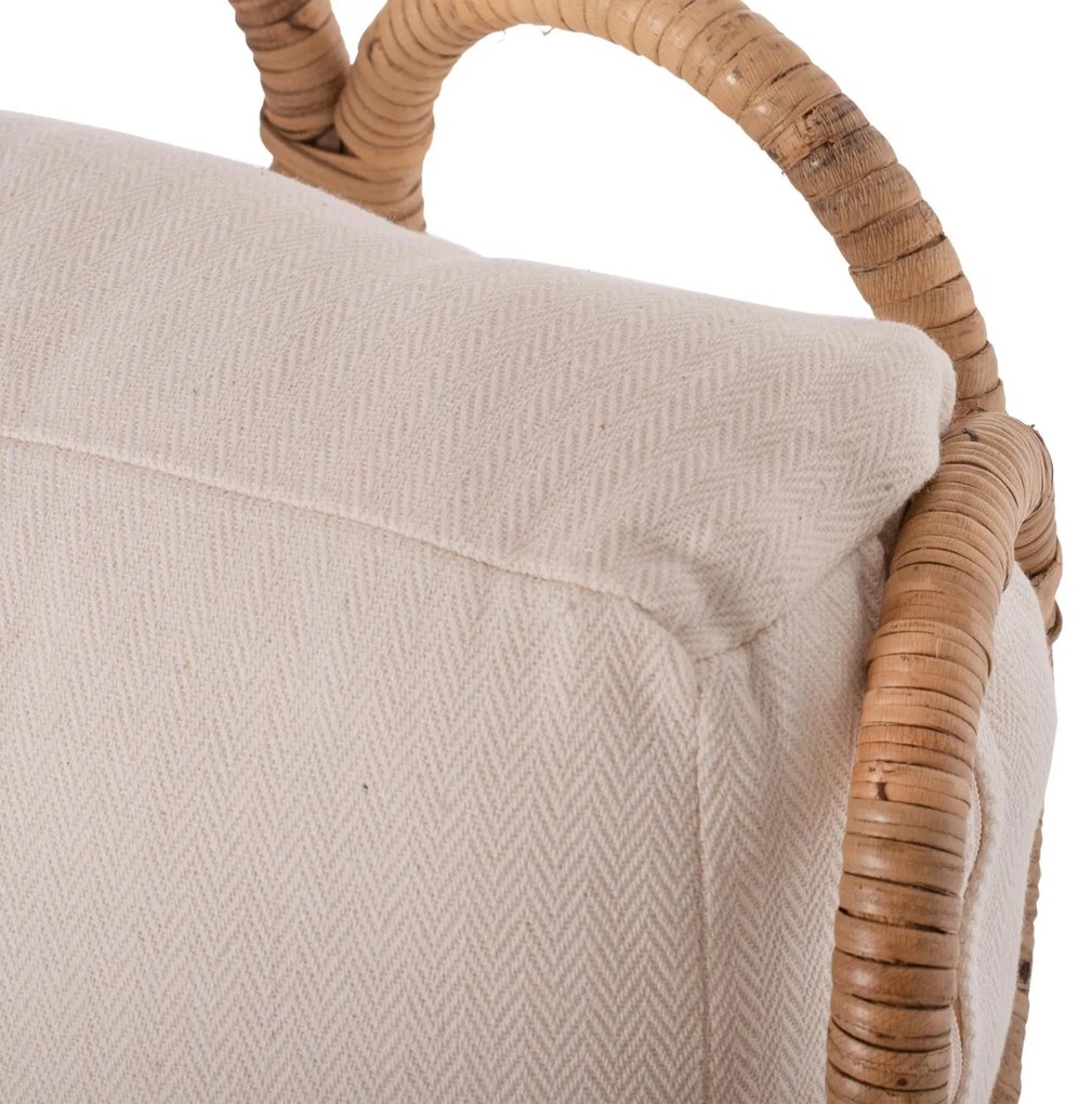 Πολυθρόνα RINGER C9341 Μεταλλική με Φυσικό RAttan 65x69x86Y εκ. 65x69x86 εκ.