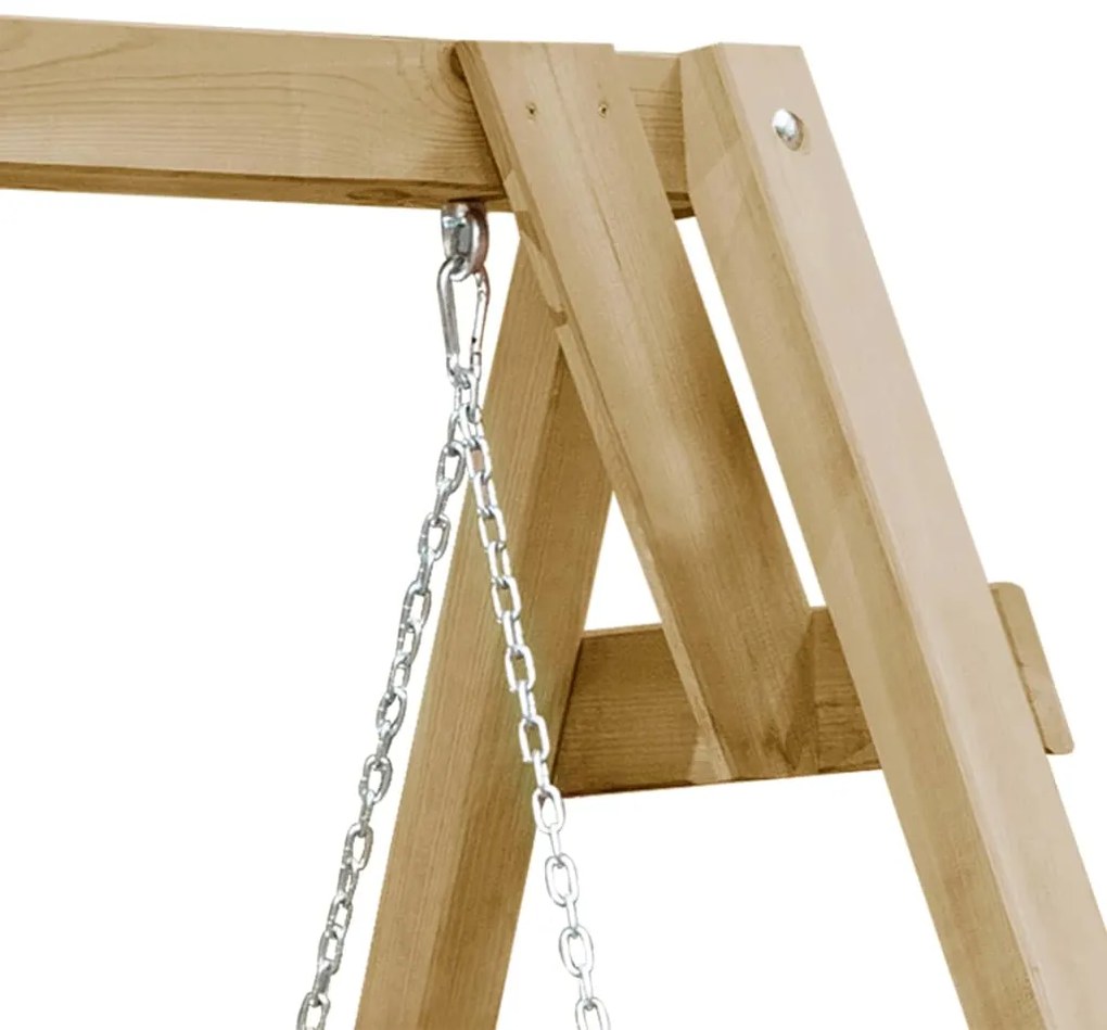 vidaXL Παγκάκι Κούνια Κήπου 205x150x157 εκ. Εμποτισμένο Ξύλο Πεύκου