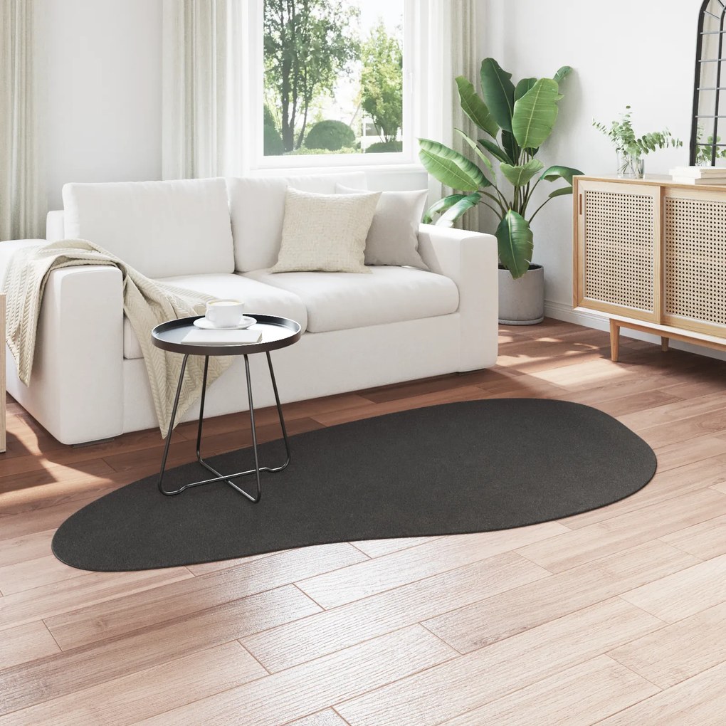 vidaXL Χαλί Ανθρακί 100 x 200 cm Πολυεστέρας