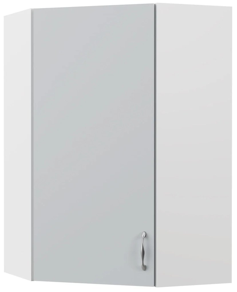 Modest Πάνω Ντουλάπι Γωνιακό Γκρι 60-60x30x92cm GR-101-00158