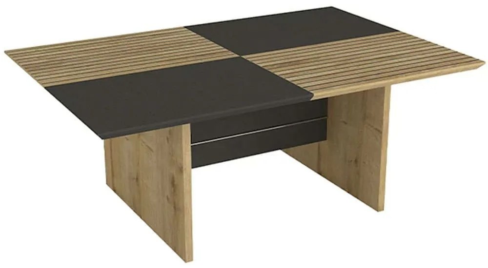 Τραπεζάκι Σαλονιού Venita 0241029 90x60x33,8cm Oak-Anthracite