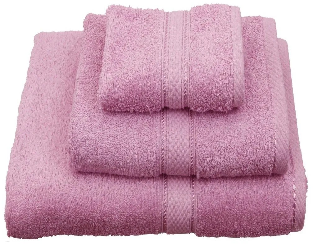 Πετσέτα Classic Pink Viopros Σώματος 70x140cm 100% Cotton