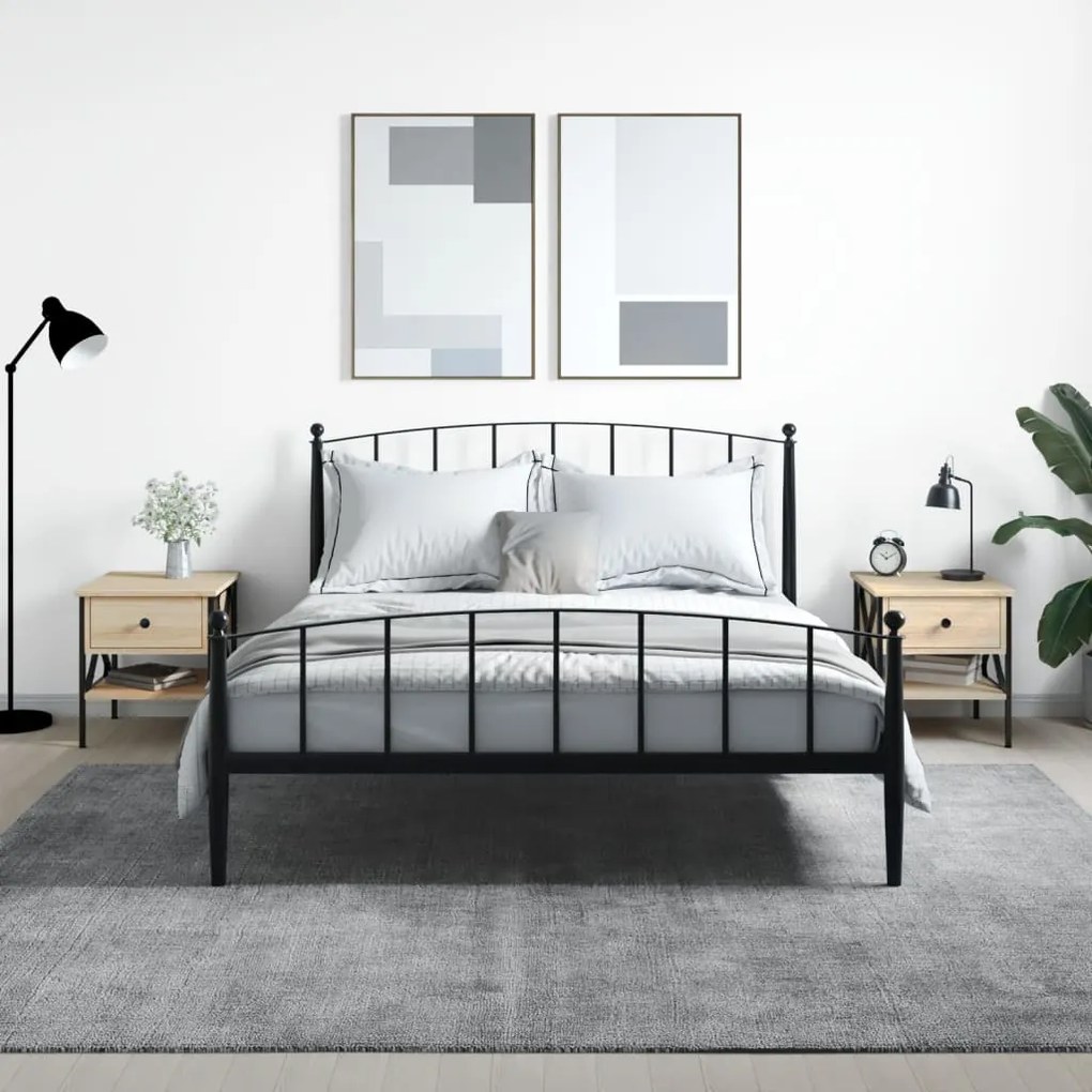 vidaXL Κομοδίνα 2 τεμ. Sonoma Δρυς 40x42x45 εκ. από Επεξεργασμένο Ξύλο