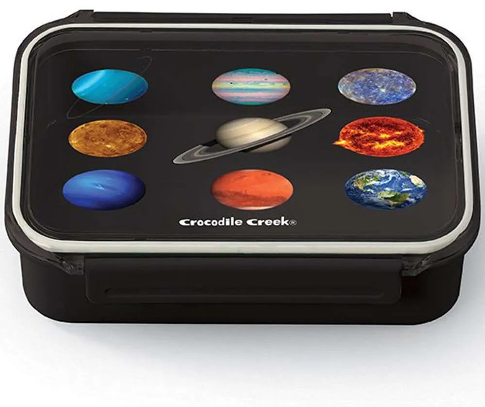 Φαγητοδοχείο Bento Ηλιακό Σύστημα BER-3865615 Black-Multi Crocodile Creek Plastic