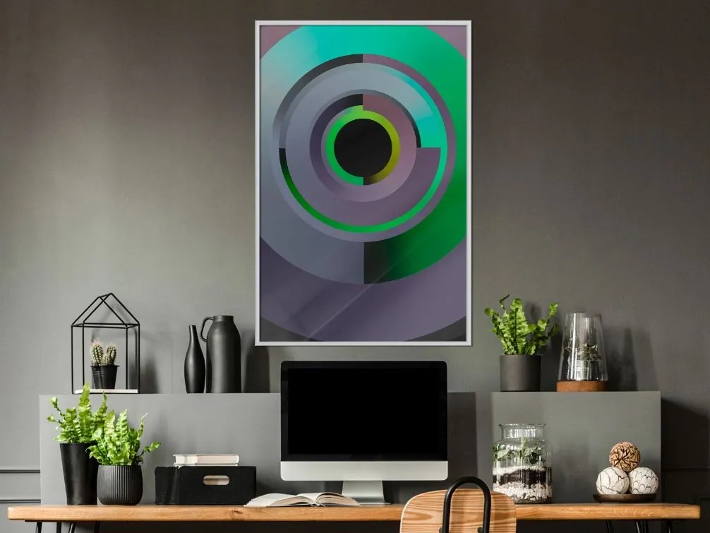 Αφίσα - Green Record - 40x60 - Χρυσό - Χωρίς πασπαρτού