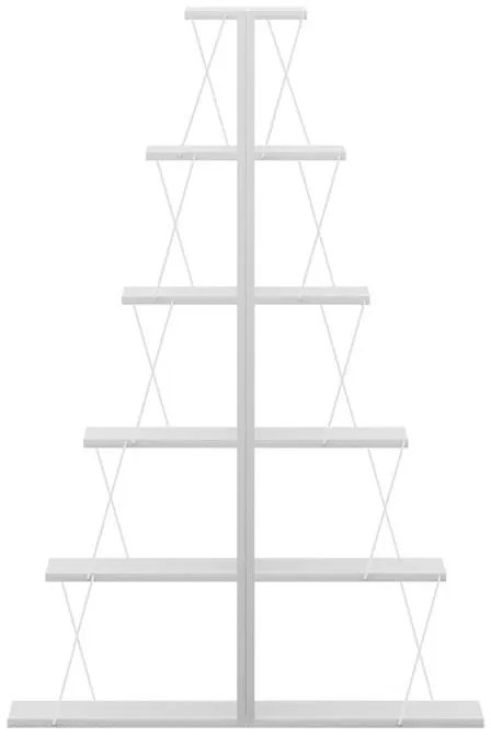 Βιβλιοθήκη mini Tars λευκό 130x22x146εκ 130x22x146 εκ.
