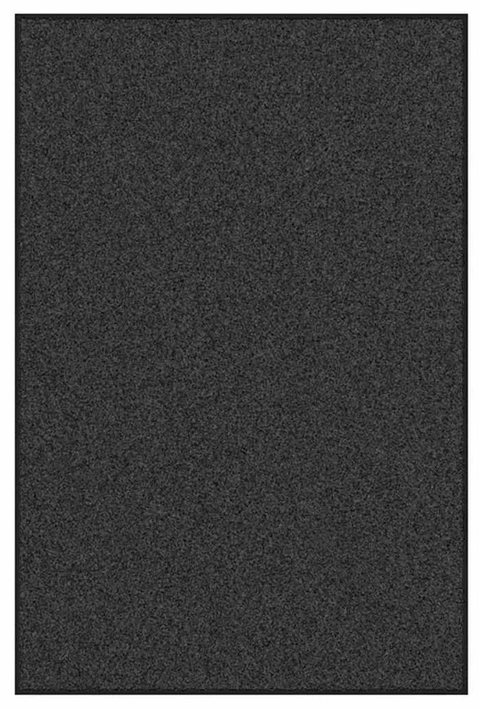 vidaXL Χαλάκι Εξώπορτας Ανθρακί και Μαύρο 120 x 180 cm