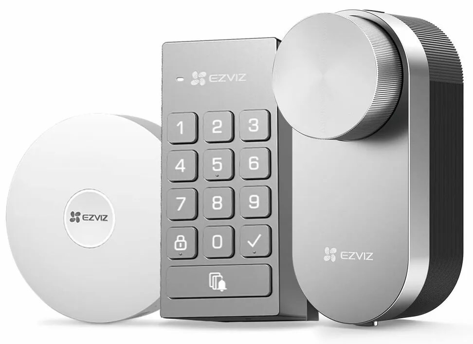 Έξυπνο κλειδαριά Ezviz DL01PRO-DL01CP- Λευκό Γκρι Αλουμίνιο