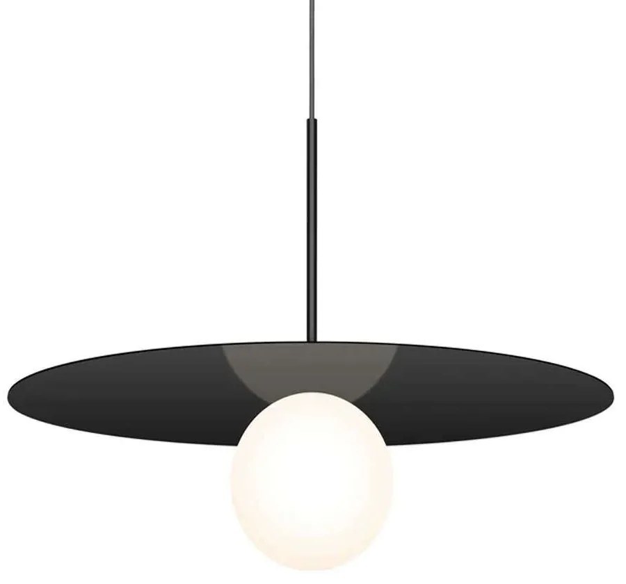 Φωτιστικό Οροφής Bola Disc 22 10704 55,9x15,2cm Dim Led 1100lm 12W Matte Black Pablo Designs