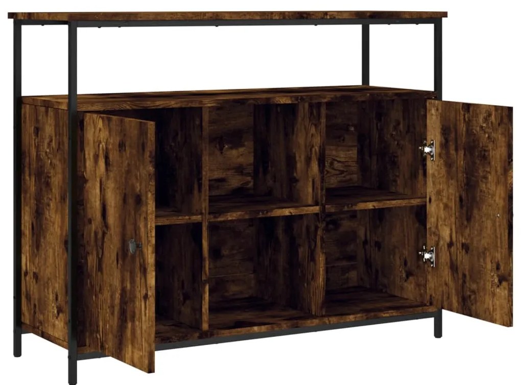vidaXL Ντουλάπι Καπνιστή Δρυς 100x35x80 εκ. από Επεξεργασμένο Ξύλο