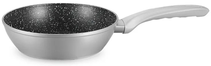 Σετ μαγειρικά σκεύη Royalty Line T010-Silver, 10 τμχ, Επίστρωση μαρμάρου, Επαγωγή, Ασήμι