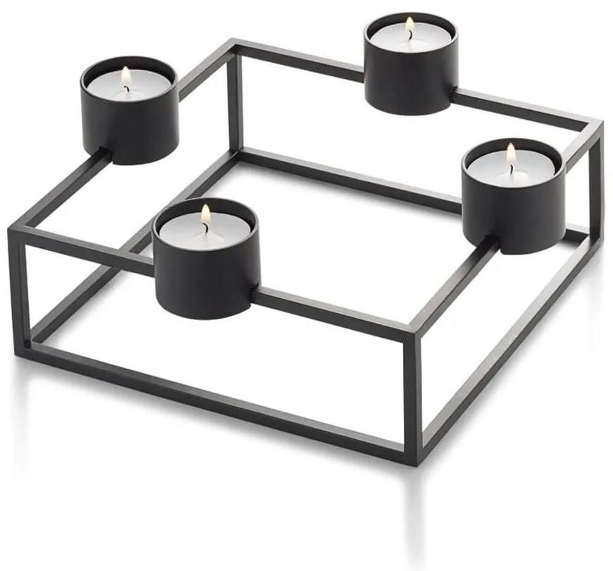 Κηροπήγιο Ρεσώ Cubo (Σετ 5Τμχ) 236001 Anthracite Philippi Ατσάλι