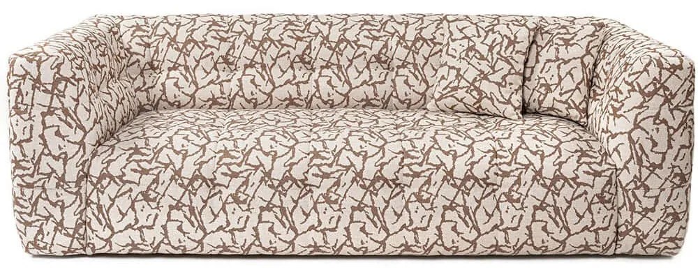 Καναπές Τριθέσιος Cady 560ARE1914 235x100x72cm Tan-Beige