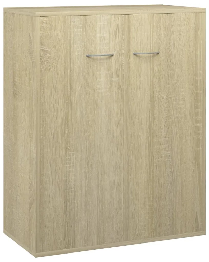 vidaXL Ντουλάπι Sonoma Δρυς 60 x 30 x 75 εκ. από Επεξ. Ξύλο