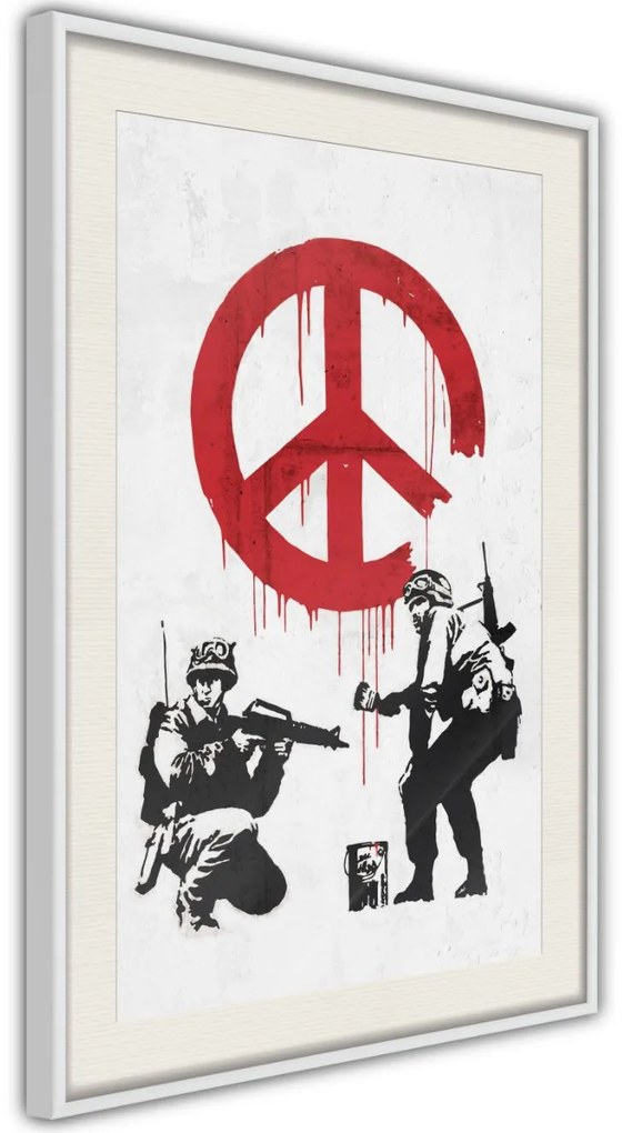 Αφίσα - Banksy: CND Soldiers II - 20x30 - Χρυσό - Χωρίς πασπαρτού