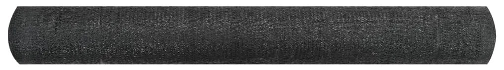 vidaXL Δίχτυ Σκίασης Μαύρο 1,2 x 50 μ. από HDPE 195 γρ./μ²