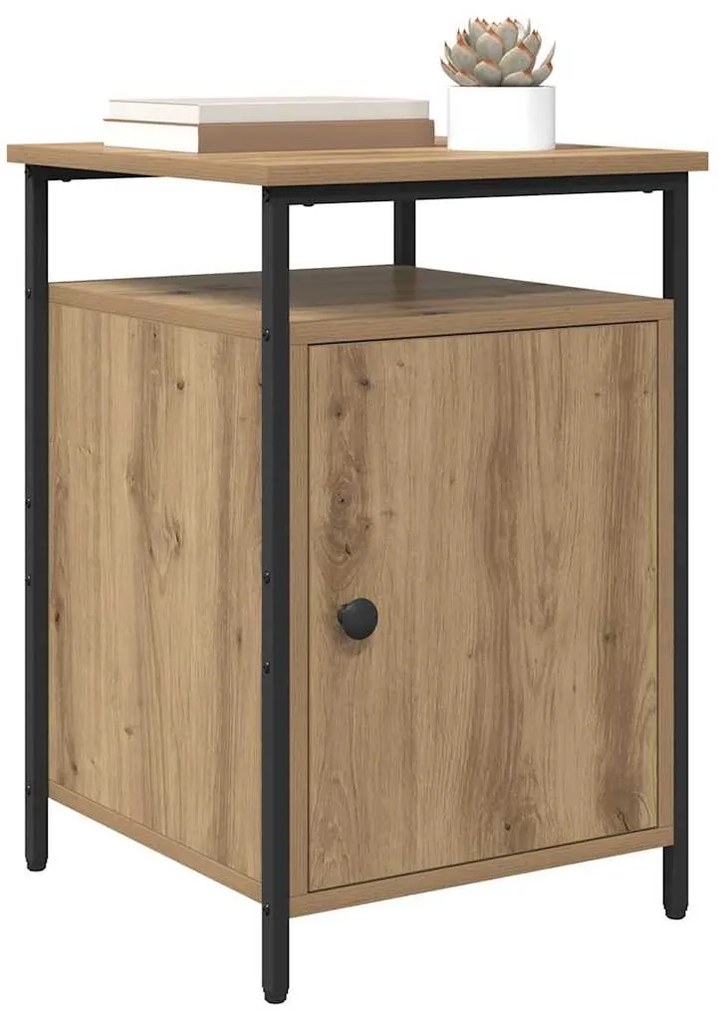 vidaXL Κομοδίνο Artisan Oak 40 x 42 x 60 εκ. Επεξεργασμένο ξύλο