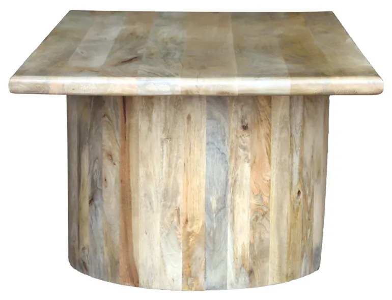 SPIRAL COFFEE TABLE ΦΥΣΙΚΟ 130x70xH45cm - 04-1070