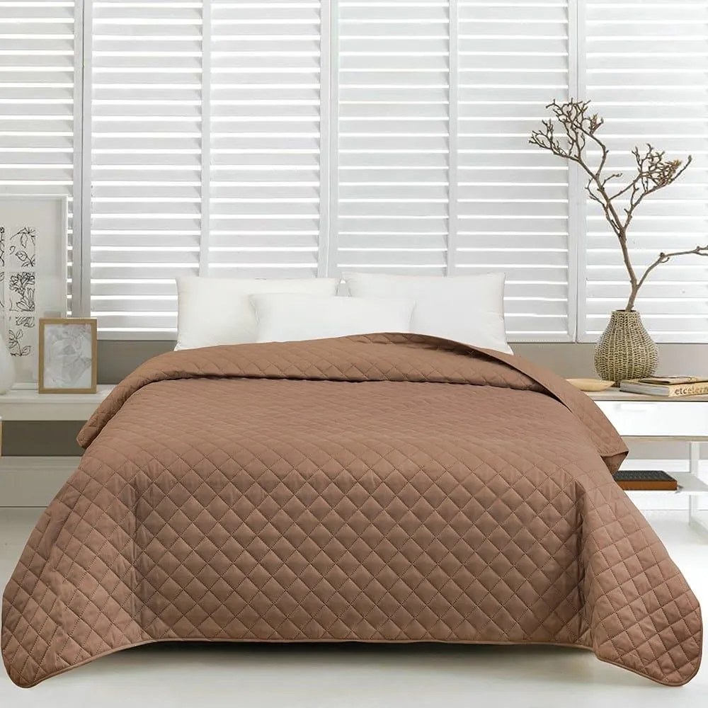 Κουβερλί Tosca Mocca Melinen King Size 260x240cm Microfiber