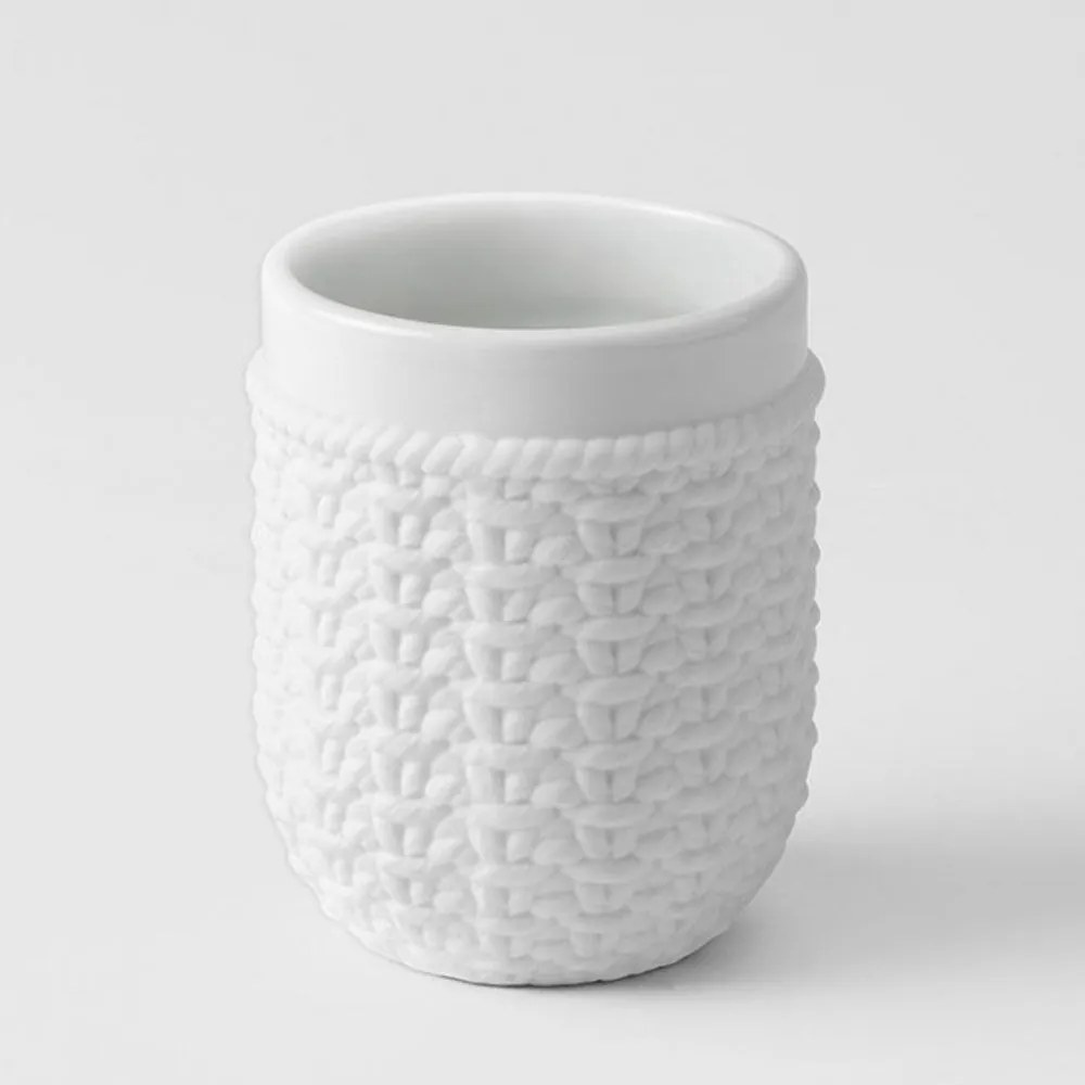 Κούπα Πορσελάνινη Knit RD0017862 300ml White Raeder Porcelain