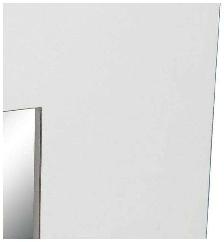 Τοίχο καθρέφτη DKD Home Decor Λευκό Ασημί Ανατολικó 70 x 2 x 90 cm
