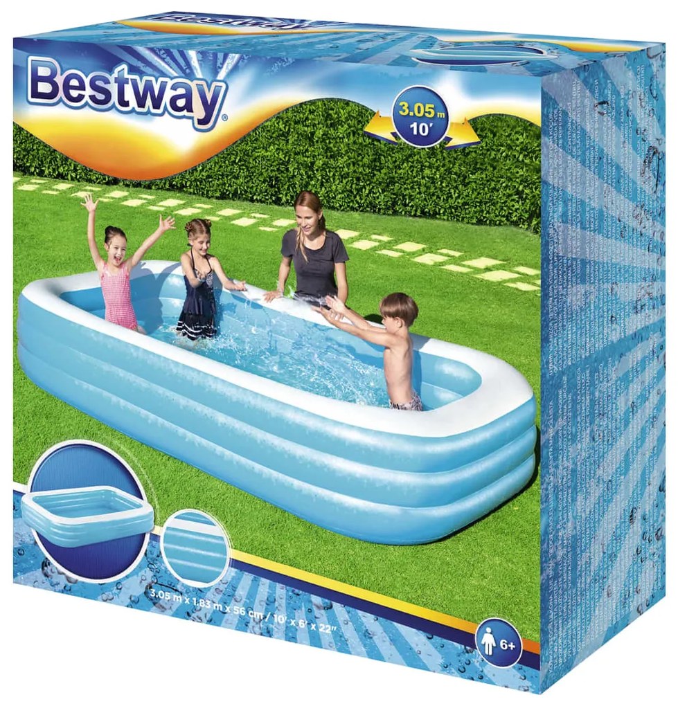 Bestway Πισίνα Φουσκωτή 305 x 183 x 56 εκ.