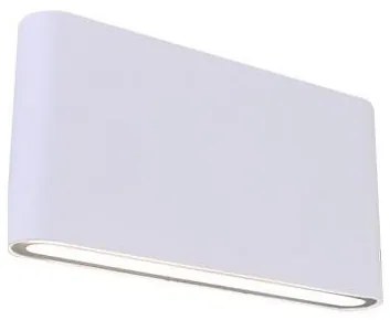 Απλίκα Φωτιστικό Τοίχου Πλακέ 6W LED IP54 UP or DOWN Light ΦOS_ME-17-00673-1-Γκρι 17-00673-1
