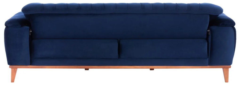 Καναπές - Κρεβάτι Bennington 3θέσιος Mπλέ 240x95x80 εκ. 240x95x80 εκ.