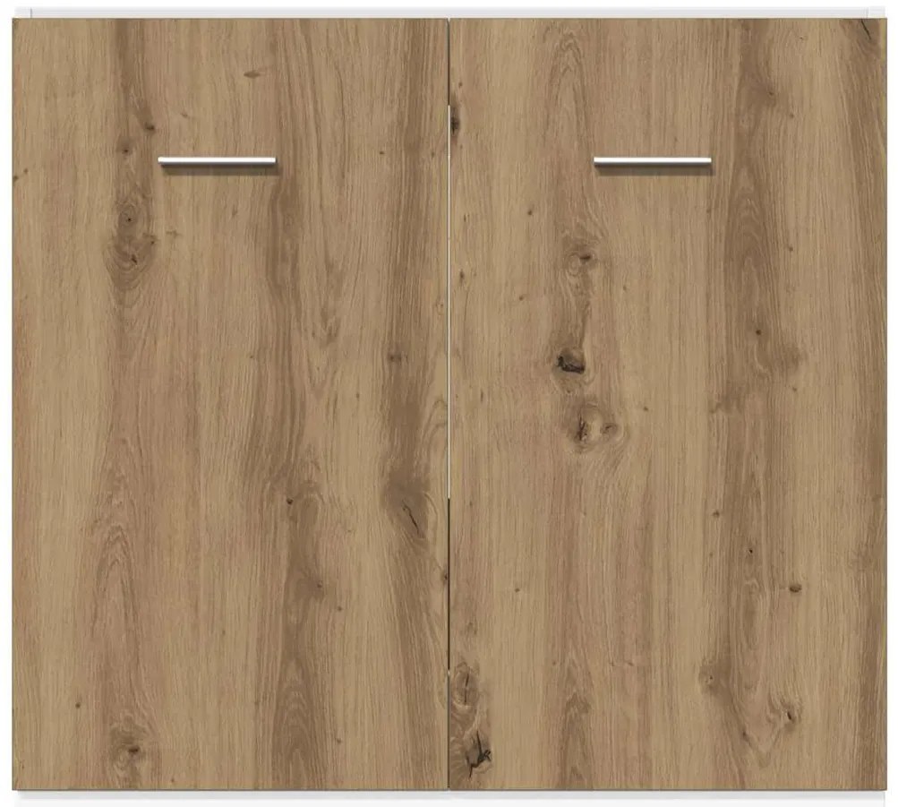 vidaXL Κάτω ντουλάπι νεροχύτη Lyon Artisan Oak Κατασκευασμένο ξύλο