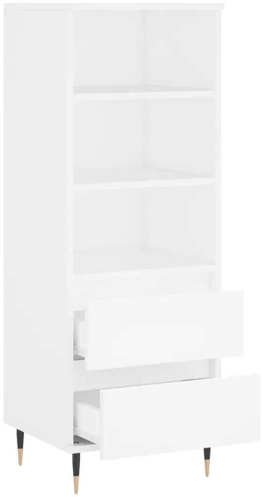 vidaXL Ντουλάπι Λευκό 40 x 36 x 110 εκ. από Επεξεργασμένο Ξύλο