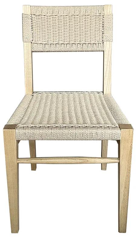 Καρέκλα Monet pakoworld σχοινί μπεζ-φυσικό πόδι Model: 167-000013