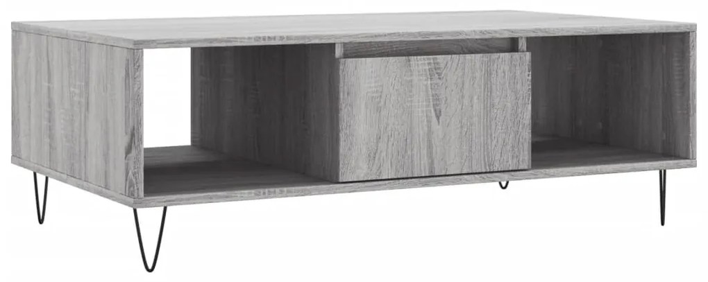 vidaXL Τραπεζάκι Σαλονιού Γκρι Sonoma 104x60x35 εκ. Επεξεργασμένο Ξύλο