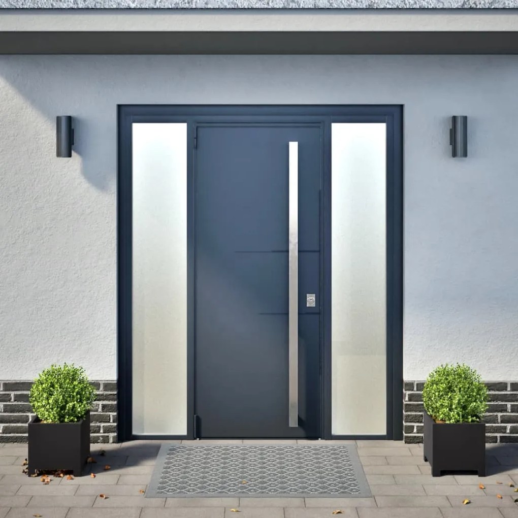 vidaXL Ζαρντινιέρες Κήπου 2 τεμ. Μαύρο 30x30x30 εκ. από Ατσάλι