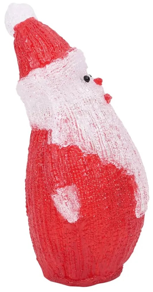 vidaXL Χριστουγ. Φιγούρα Άγ. Βασίλης LED Ακρυλική Εσ./Εξ. Χώρου 28 εκ