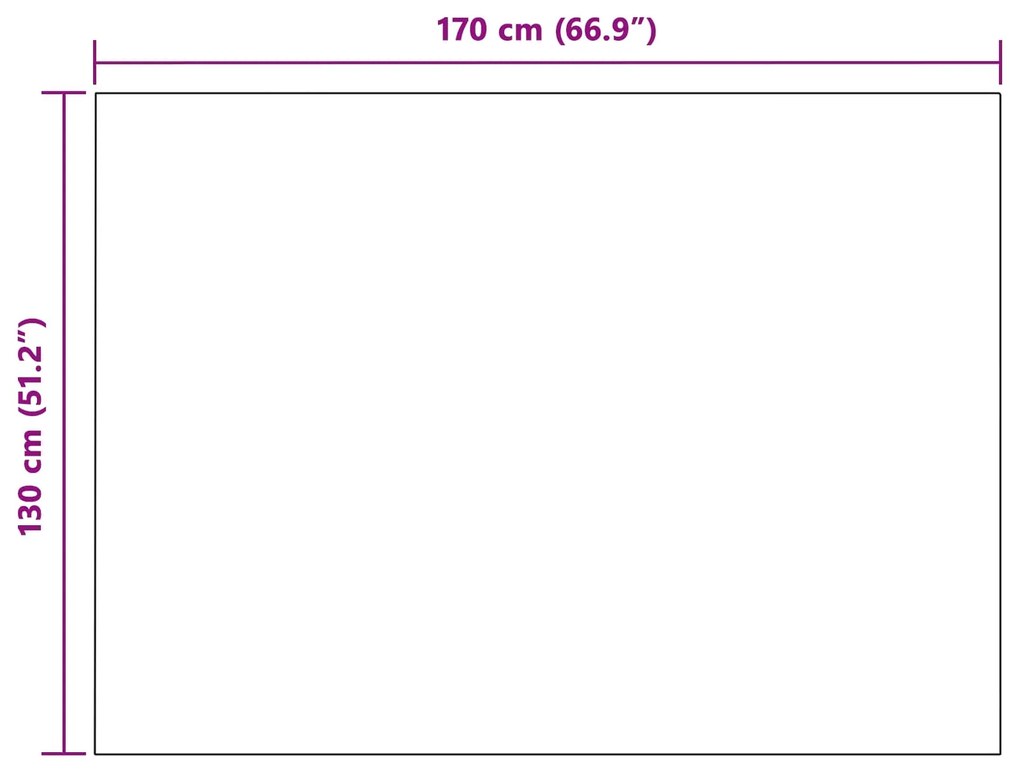 vidaXL Κουβέρτα Καμηλοπάρδαλη 170 x 130 εκ. Μαλλί