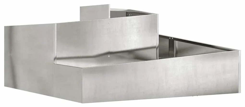vidaXL Γλάστρα Κήπου 100x100x50 εκ - Από Ανοξείδωτο Χάλυβα