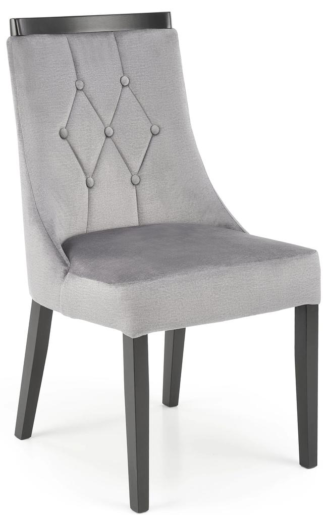 60-28129 ROYAL chair, black / grey Monolith 85, 1 Τεμάχιο