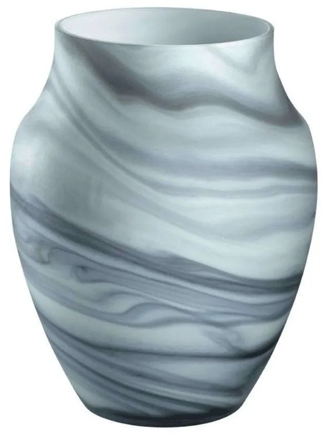 Βάζο Marblelook Poesia 076436L 23cm/17cm Multi Leonardo Γυαλί