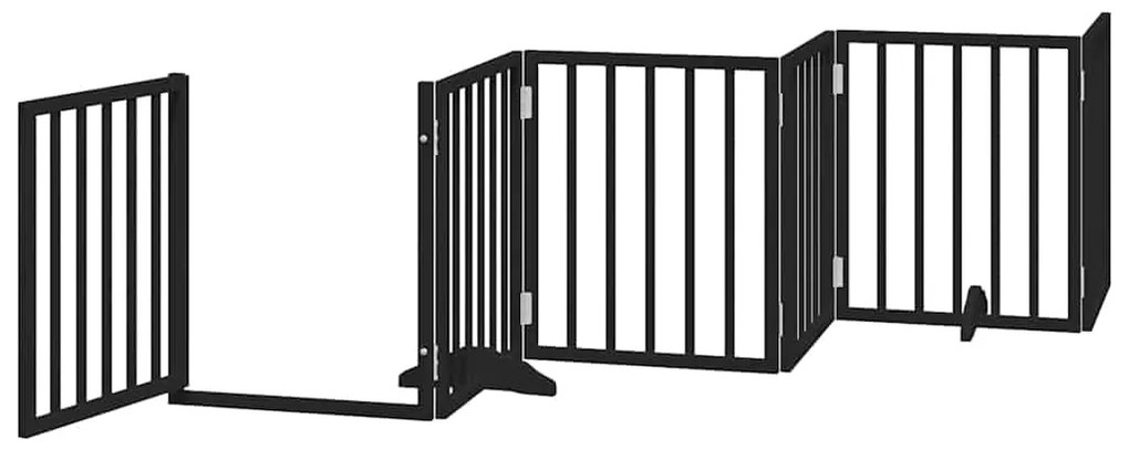 vidaXL Διαχωριστικό Σκύλων/Πόρτα Πτυσσόμενο 12 Πάνελ 600εκ Ξύλο Λεύκας