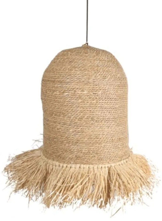 Φωτιστικο Οροφής Ψάθινο Boho 724-124-004 40x47cm 1xE27 60W Natural