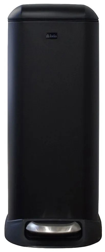 Κάδος Απορριμμάτων Slim 01-9144 20Lt Black Matte Estia Stainless Steel