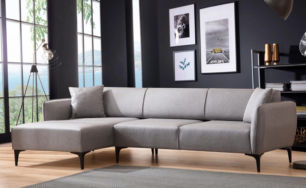 Corner Sofa Belissimo Left - Grey Grey